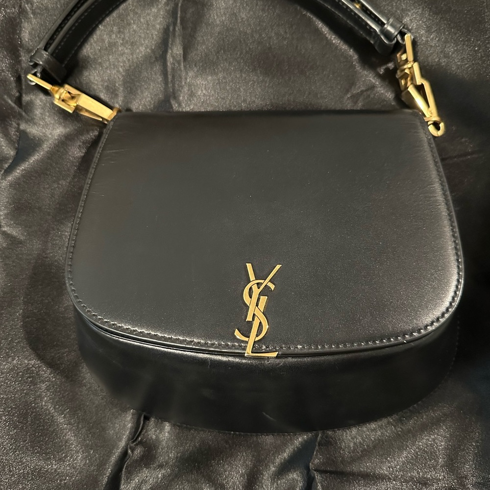 Yves Saint Laurent Black Voltaire Bag